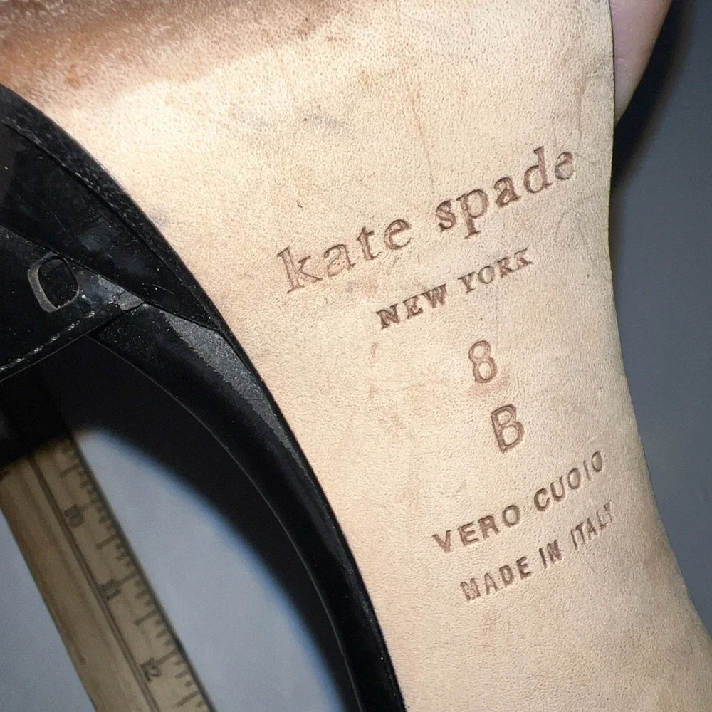 Kate Spade New York Block-heel Sandals, Made‎ in Italy Size 8B